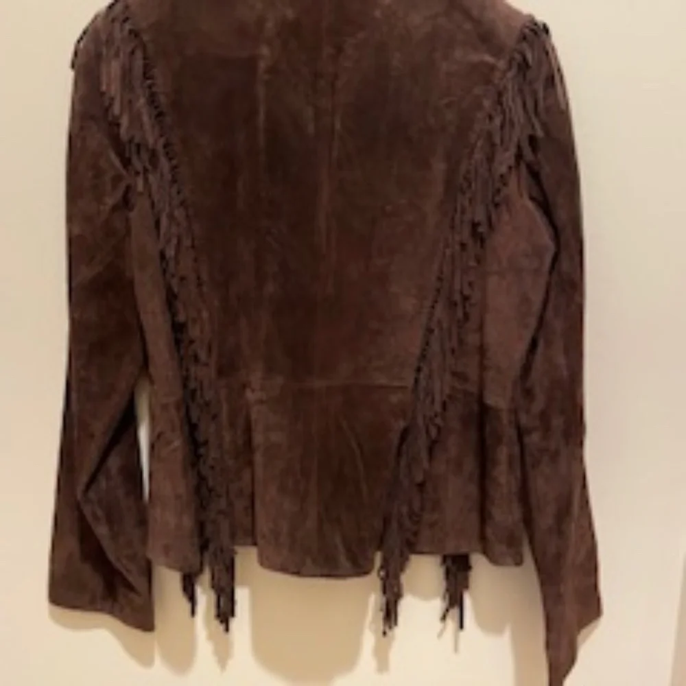 a' la carte - Brown Suede Jacket - Size Small - Picture 5 of 12
